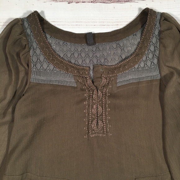 FREE PEOPLE Ruffle Underlay Dress Size Small - Picture 3 of 8